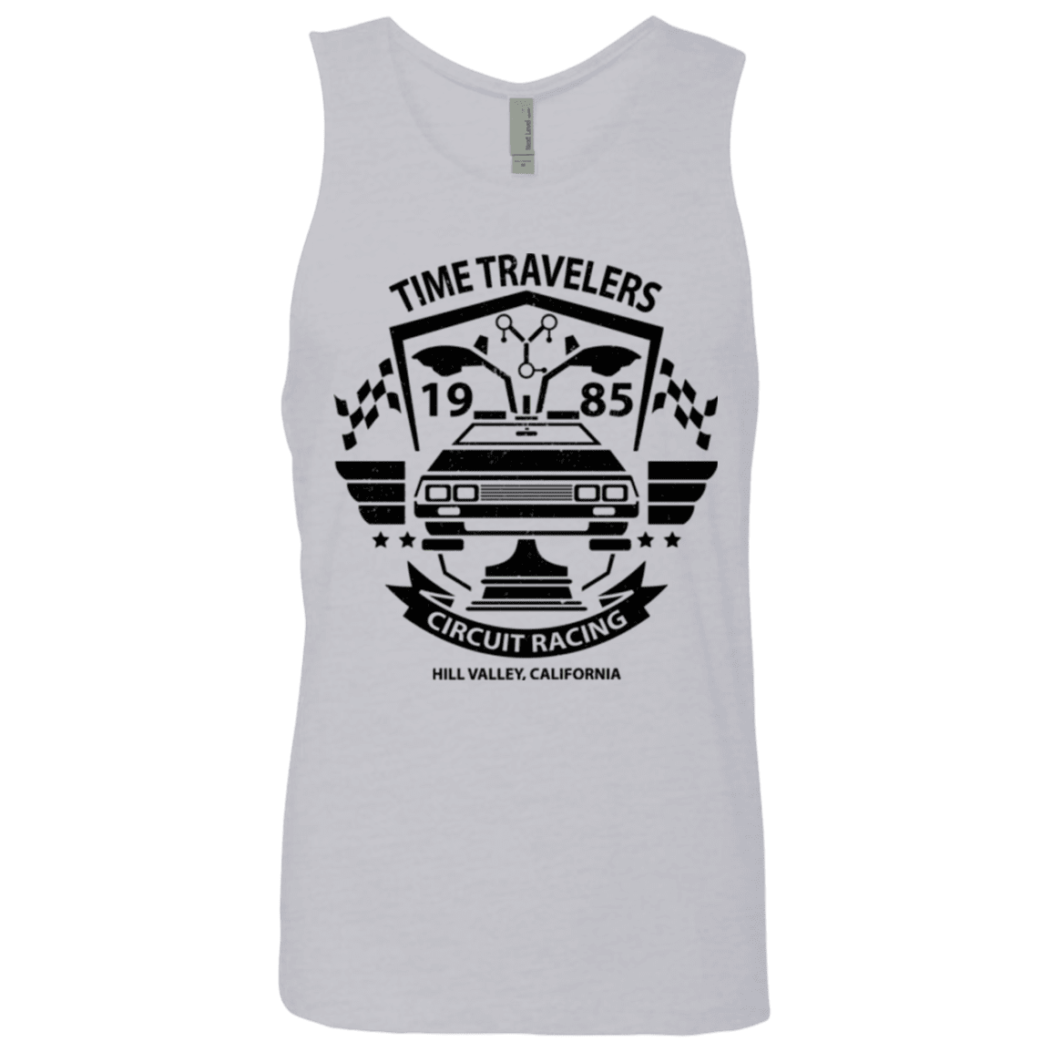 T-Shirts Heather Grey / Small Time Traveler Circuit Men's Premium Tank Top