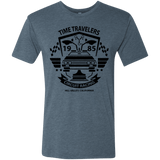 T-Shirts Indigo / Small Time Traveler Circuit Men's Triblend T-Shirt