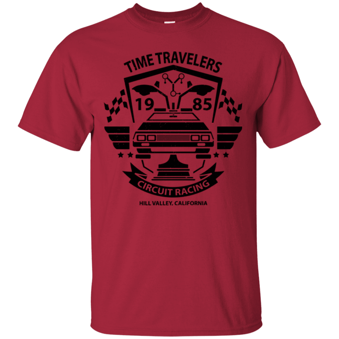 T-Shirts Cardinal / Small Time Traveler Circuit T-Shirt