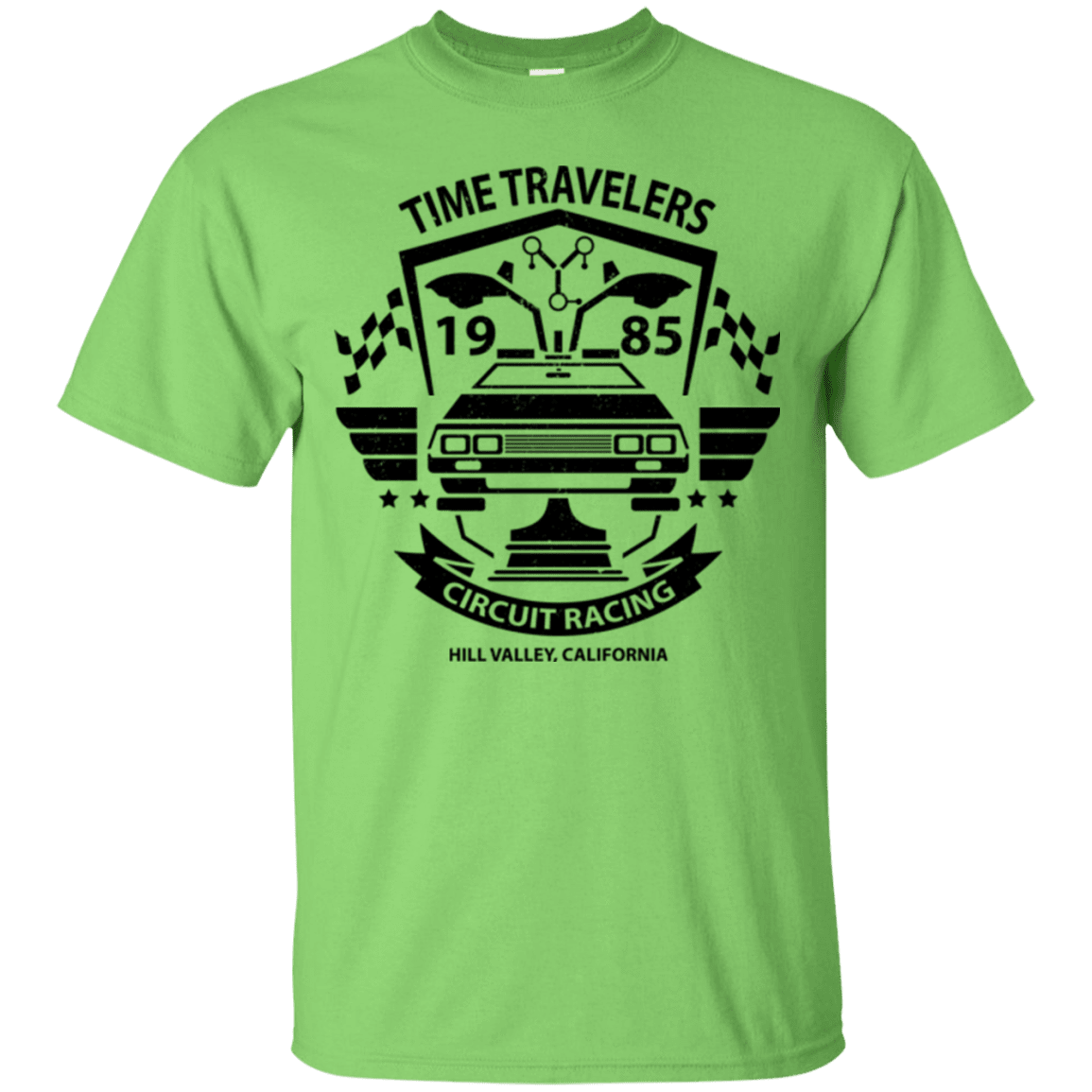 T-Shirts Lime / Small Time Traveler Circuit T-Shirt