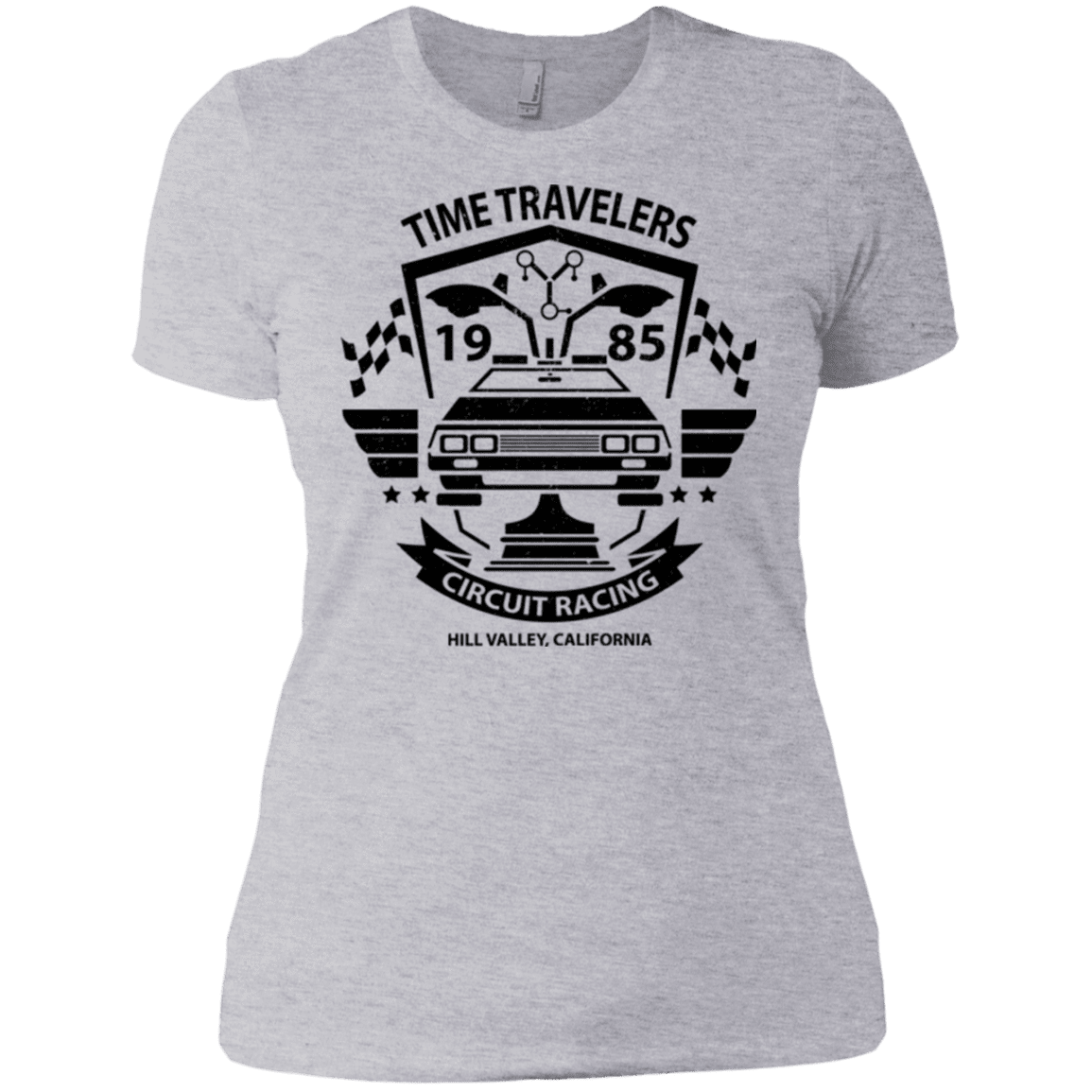 T-Shirts Heather Grey / X-Small Time Traveler Circuit Women's Premium T-Shirt