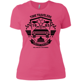 T-Shirts Hot Pink / X-Small Time Traveler Circuit Women's Premium T-Shirt