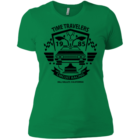 T-Shirts Kelly Green / X-Small Time Traveler Circuit Women's Premium T-Shirt