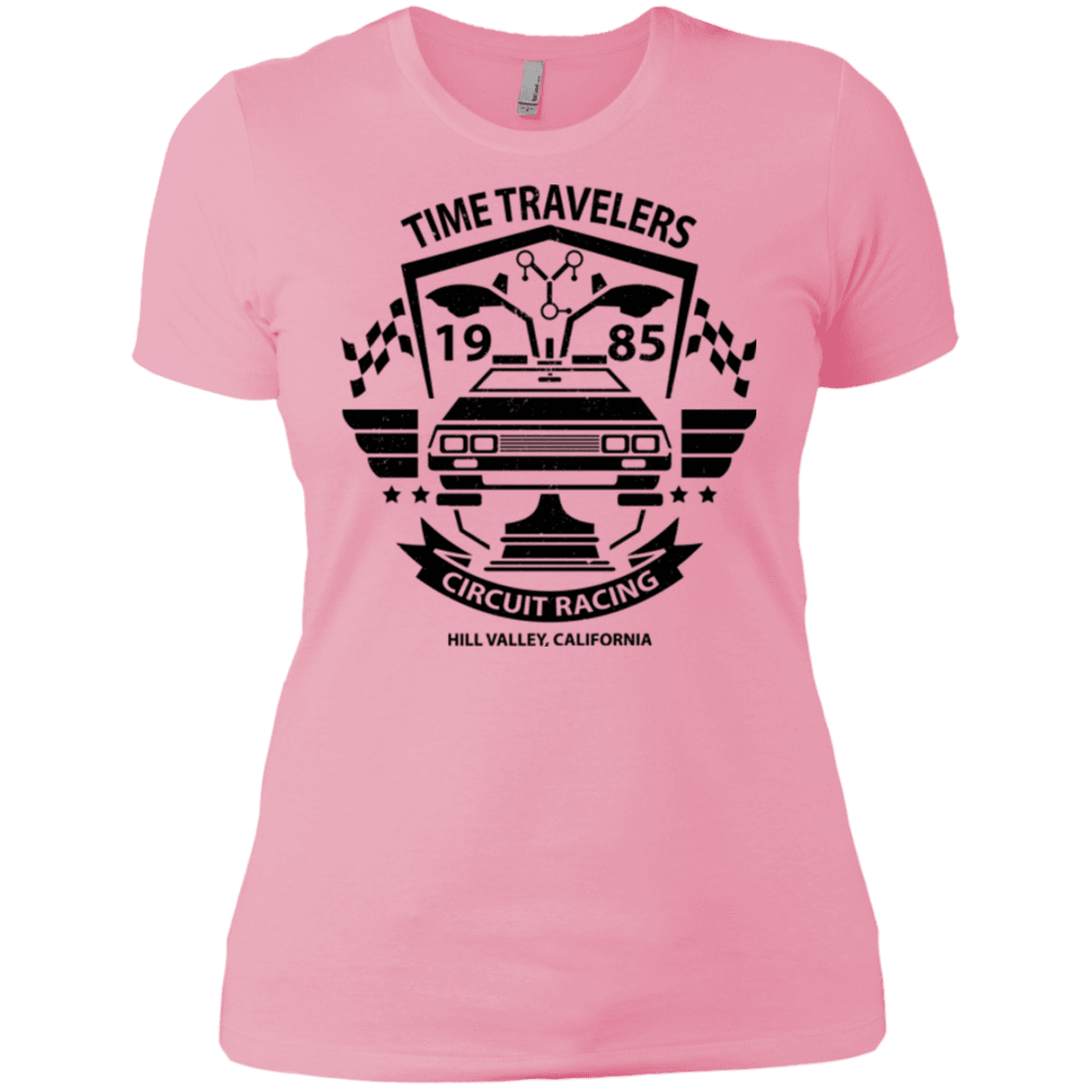 T-Shirts Light Pink / X-Small Time Traveler Circuit Women's Premium T-Shirt