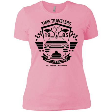 T-Shirts Light Pink / X-Small Time Traveler Circuit Women's Premium T-Shirt