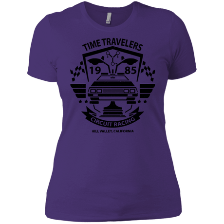 T-Shirts Purple / X-Small Time Traveler Circuit Women's Premium T-Shirt