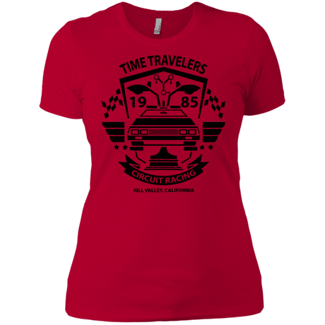 T-Shirts Red / X-Small Time Traveler Circuit Women's Premium T-Shirt
