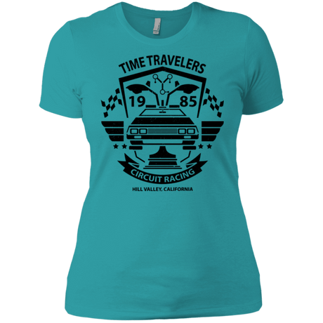 T-Shirts Tahiti Blue / X-Small Time Traveler Circuit Women's Premium T-Shirt