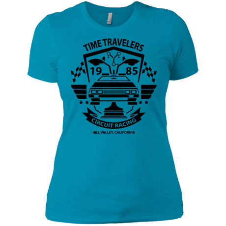T-Shirts Turquoise / X-Small Time Traveler Circuit Women's Premium T-Shirt