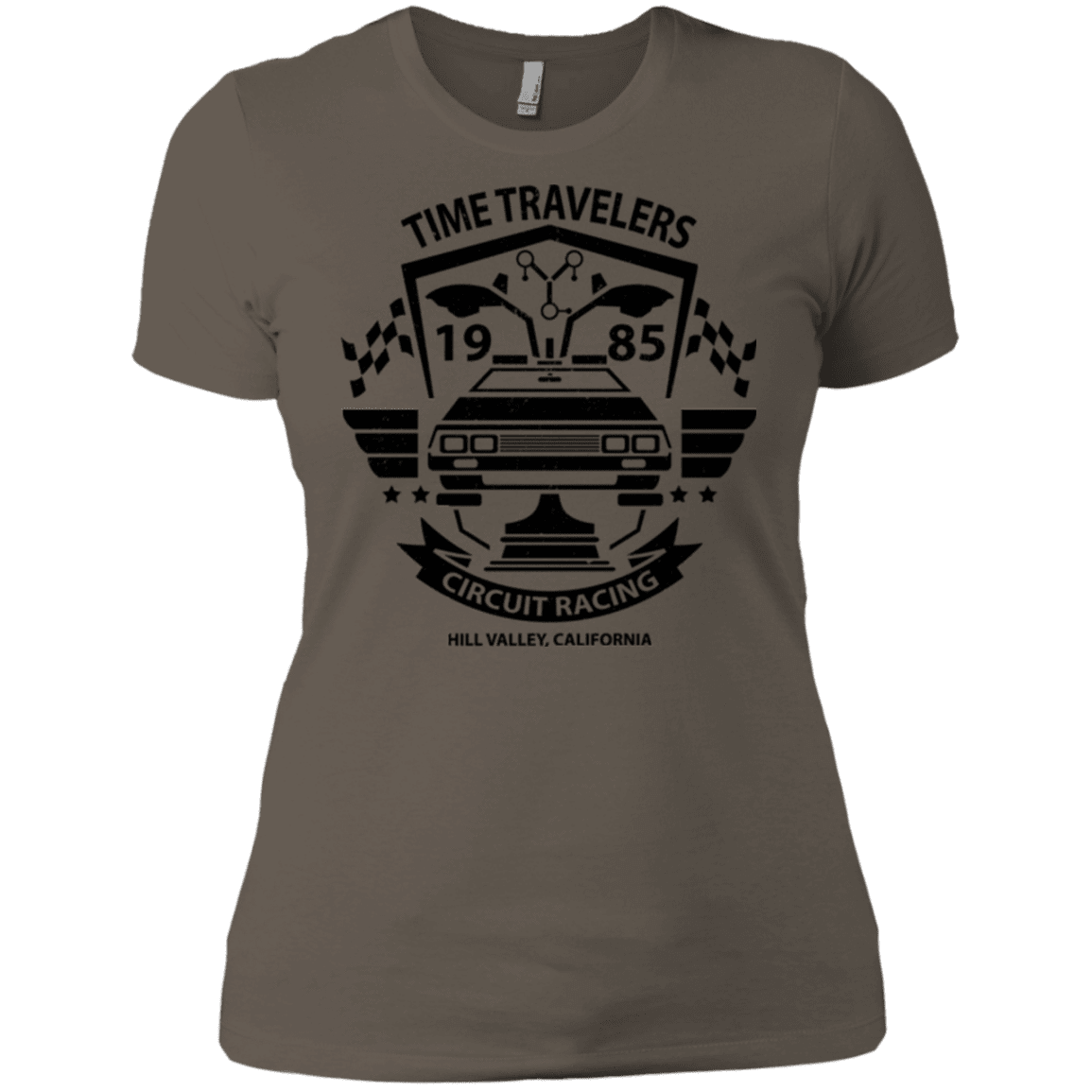 T-Shirts Warm Grey / X-Small Time Traveler Circuit Women's Premium T-Shirt
