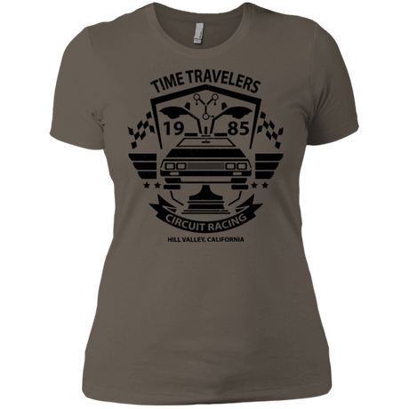 T-Shirts Warm Grey / X-Small Time Traveler Circuit Women's Premium T-Shirt