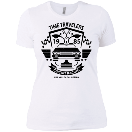 T-Shirts White / X-Small Time Traveler Circuit Women's Premium T-Shirt