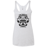 T-Shirts Heather White / X-Small Time Traveler Circuit Women's Triblend Racerback Tank