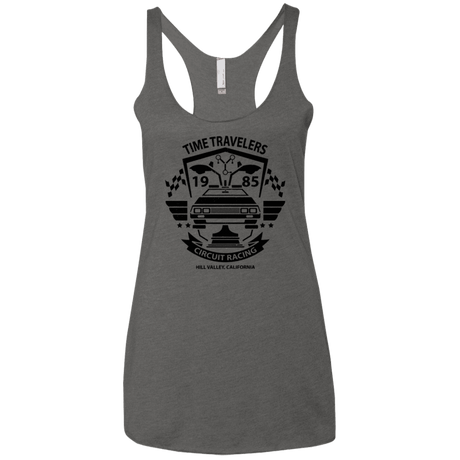 T-Shirts Premium Heather / X-Small Time Traveler Circuit Women's Triblend Racerback Tank