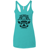 T-Shirts Tahiti Blue / X-Small Time Traveler Circuit Women's Triblend Racerback Tank