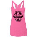T-Shirts Vintage Pink / X-Small Time Traveler Circuit Women's Triblend Racerback Tank