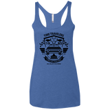 T-Shirts Vintage Royal / X-Small Time Traveler Circuit Women's Triblend Racerback Tank