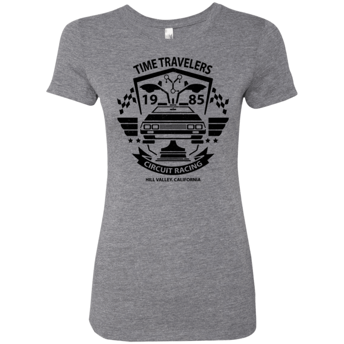 T-Shirts Premium Heather / Small Time Traveler Circuit Women's Triblend T-Shirt