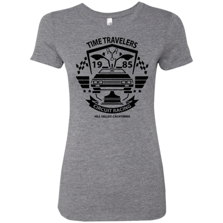 T-Shirts Premium Heather / Small Time Traveler Circuit Women's Triblend T-Shirt