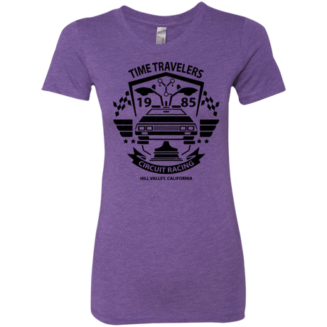 T-Shirts Purple Rush / Small Time Traveler Circuit Women's Triblend T-Shirt