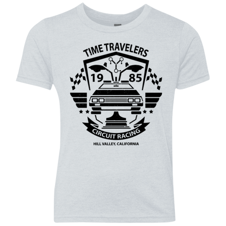 T-Shirts Heather White / YXS Time Traveler Circuit Youth Triblend T-Shirt