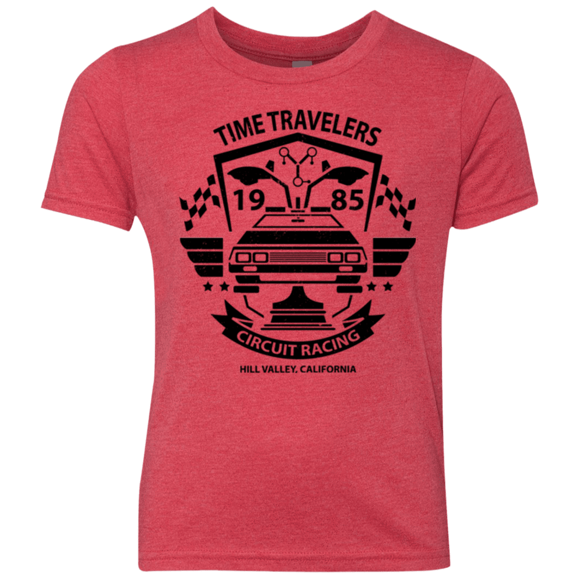 T-Shirts Vintage Red / YXS Time Traveler Circuit Youth Triblend T-Shirt