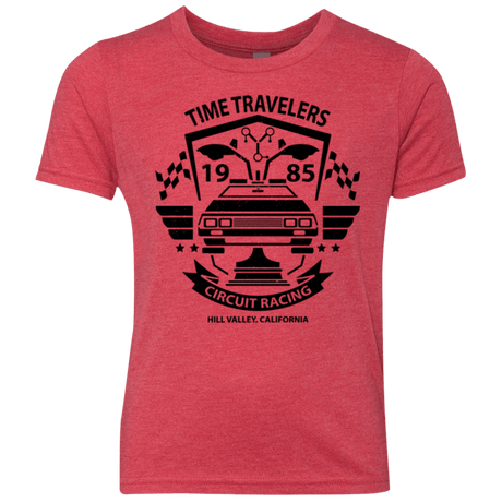 T-Shirts Vintage Red / YXS Time Traveler Circuit Youth Triblend T-Shirt