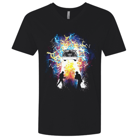 T-Shirts Black / X-Small Time Travelers Men's Premium V-Neck