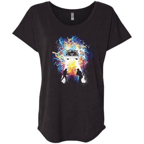 T-Shirts Vintage Black / X-Small Time Travelers Triblend Dolman Sleeve