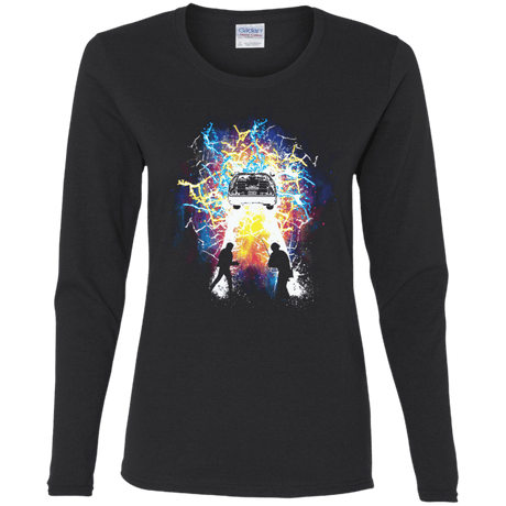 T-Shirts Black / S Time Travelers Women's Long Sleeve T-Shirt