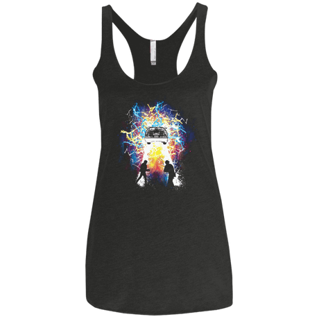 T-Shirts Vintage Black / X-Small Time Travelers Women's Triblend Racerback Tank
