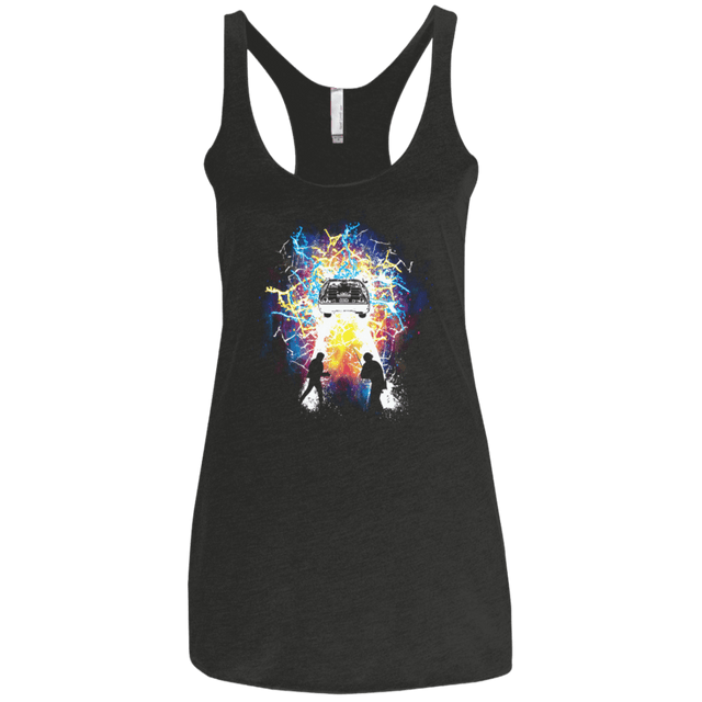 T-Shirts Vintage Black / X-Small Time Travelers Women's Triblend Racerback Tank