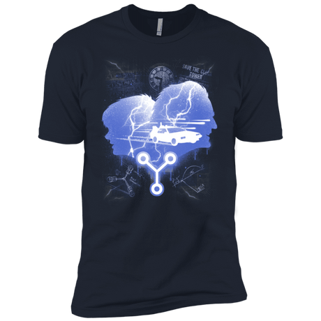 T-Shirts Midnight Navy / YXS Time Travellers Silhouette Boys Premium T-Shirt