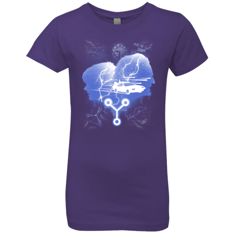 T-Shirts Purple Rush / YXS Time Travellers Silhouette Girls Premium T-Shirt