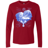 T-Shirts Cardinal / Small Time Travellers Silhouette Men's Premium Long Sleeve