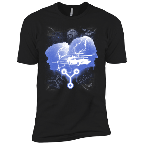 T-Shirts Black / X-Small Time Travellers Silhouette Men's Premium T-Shirt