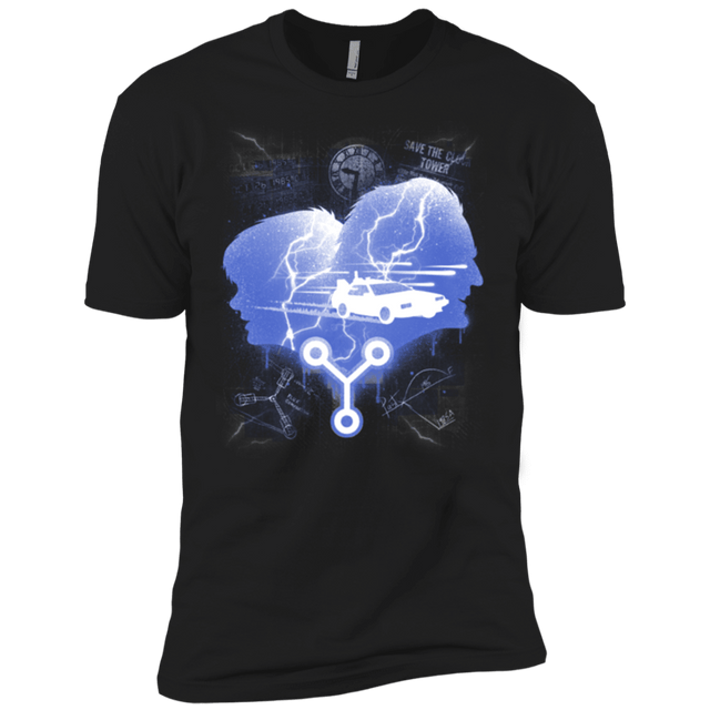 T-Shirts Black / X-Small Time Travellers Silhouette Men's Premium T-Shirt