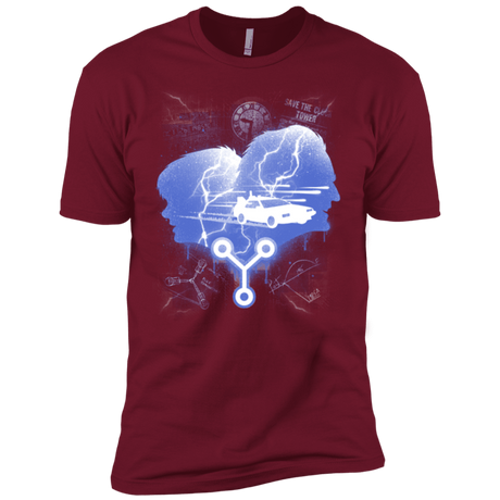 T-Shirts Cardinal / X-Small Time Travellers Silhouette Men's Premium T-Shirt