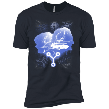 T-Shirts Indigo / X-Small Time Travellers Silhouette Men's Premium T-Shirt
