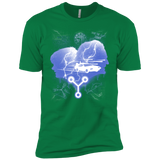 T-Shirts Kelly Green / X-Small Time Travellers Silhouette Men's Premium T-Shirt