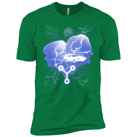 T-Shirts Kelly Green / X-Small Time Travellers Silhouette Men's Premium T-Shirt