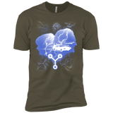 T-Shirts Military Green / X-Small Time Travellers Silhouette Men's Premium T-Shirt