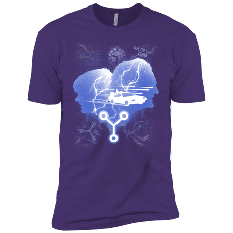 T-Shirts Purple / X-Small Time Travellers Silhouette Men's Premium T-Shirt