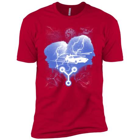 T-Shirts Red / X-Small Time Travellers Silhouette Men's Premium T-Shirt