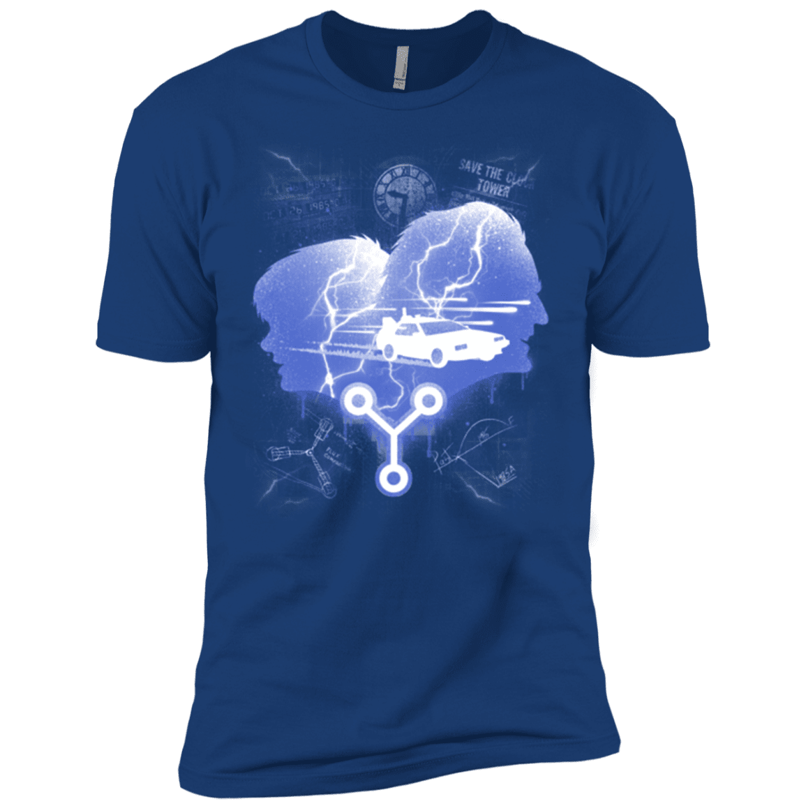 T-Shirts Royal / X-Small Time Travellers Silhouette Men's Premium T-Shirt