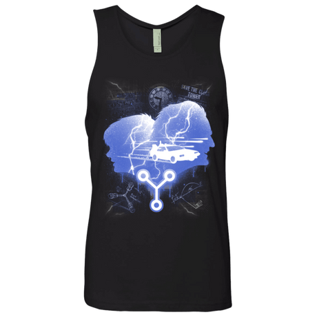 T-Shirts Black / Small Time Travellers Silhouette Men's Premium Tank Top