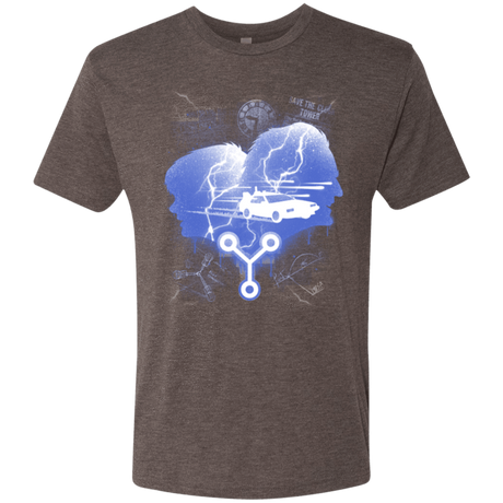 T-Shirts Macchiato / Small Time Travellers Silhouette Men's Triblend T-Shirt