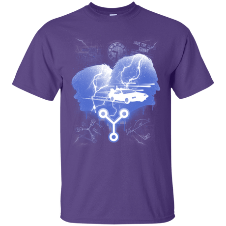 T-Shirts Purple / Small Time Travellers Silhouette T-Shirt