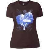 T-Shirts Dark Chocolate / X-Small Time Travellers Silhouette Women's Premium T-Shirt