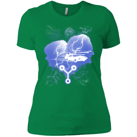 T-Shirts Kelly Green / X-Small Time Travellers Silhouette Women's Premium T-Shirt